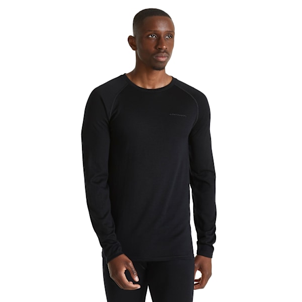 Craghoppers Herr Crew Neck Långärmad Baselayer II Topp M Svart Black M