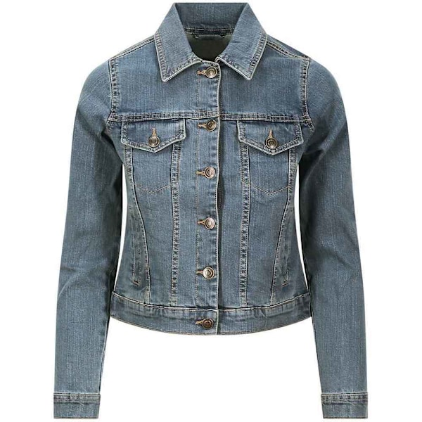 Awdis Dam/Dam Olivia Denimjacka 8 UK Ljusblå Light Blue 8 UK