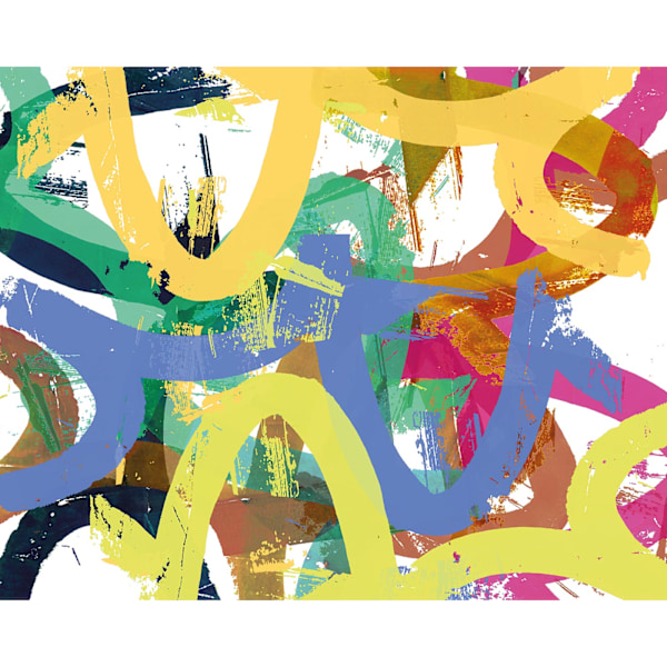 Cartissi New Shuffling I Canvas Print 80cm x 60cm Multifärgad Multicoloured 80cm x 60cm