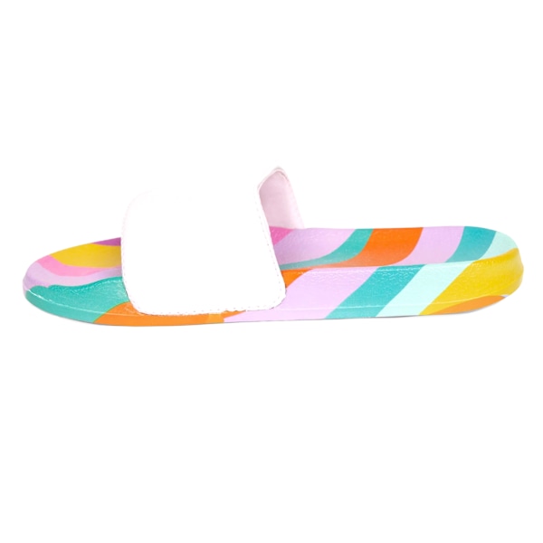 Hype Girls Multi Wave Script Sliders 11 UK Barn Multifärgad Multicoloured 11 UK Child