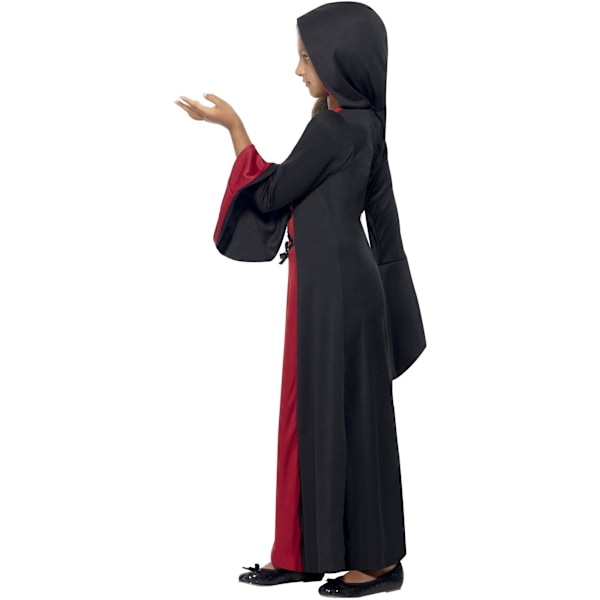 Smiffys Flickor Vampyrdräkt Kappa L Röd/Svart Red/Black L