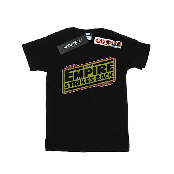 Star Wars Boys The Empire Strikes Back Logo T-Shirt 5-6 år B Black 5-6 Years