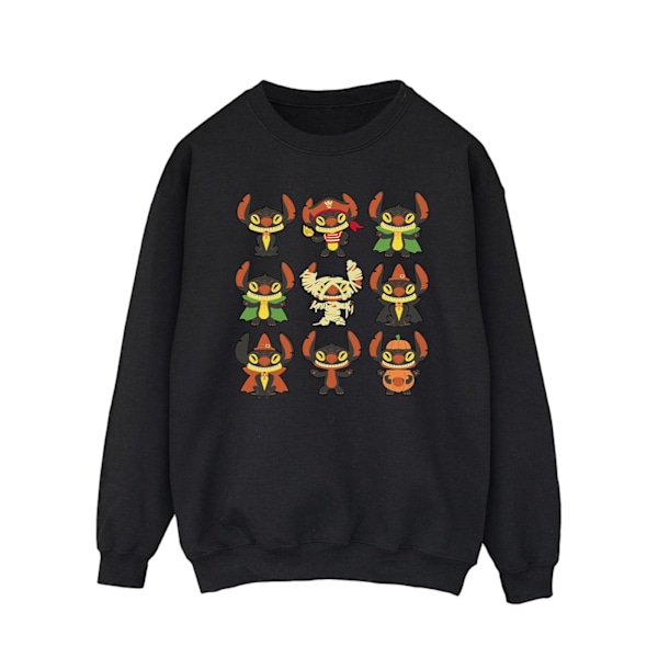 Disney Herr Lilo & Stitch Halloween Kostymer Sweatshirt S Svart Black S