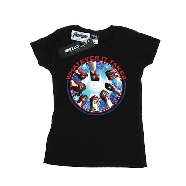 Marvel Womens/Ladies Avengers Endgame Whatever It Takes Fists C Black L