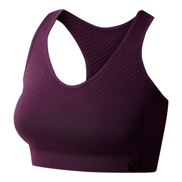 Dare 2B Dam Dont Sweat It II Sport-BH XS Deep Plum Deep Plum XS