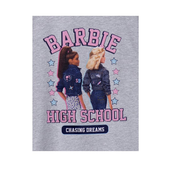 Barbie Girls High School T-shirt med korta ärmar 3-4 år Grå M Grey Marl 3-4 Years