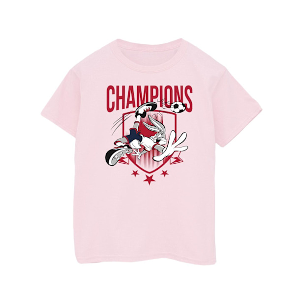 Looney Tunes Girls Bugs Bunny Champions Bomull T-shirt 12-13 år Baby Pink 12-13 Years