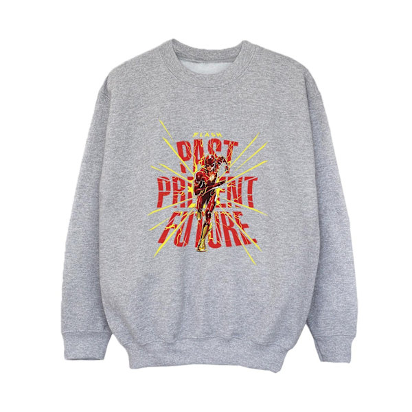 DC Comics Pojkar The Flash Förflutna Nutid Framtid Sweatshirt 3-4 År Sports Grey 3-4 Years