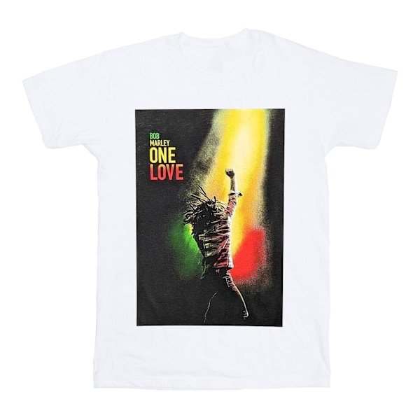 Bob Marley Unisex Vuxen One Love Film Affisch T-Shirt M Vit White M