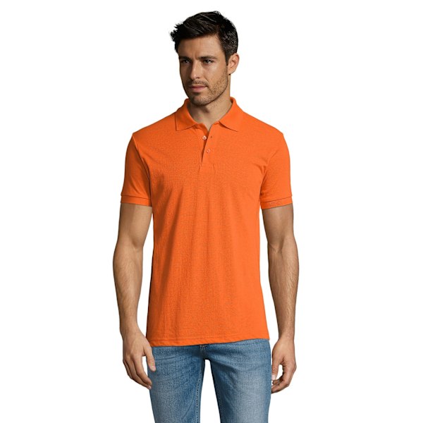 SOLs Prime Pique Plain Kortärmad Poloskjorta 3XL Orange Orange 3XL