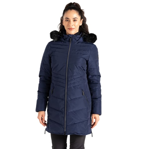 Dare 2B Dam/Dam Striking IIII Mellanlång Vadderad Jacka 6 Peacoat 6 UK