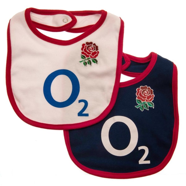 England RFU baby (paket med 2) One Size blå/röd/vit Blue/Red/White One Size