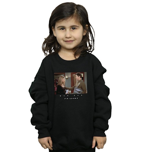 Friends Girls Man Bag Sweatshirt 5-6 år Svart Black 5-6 Years