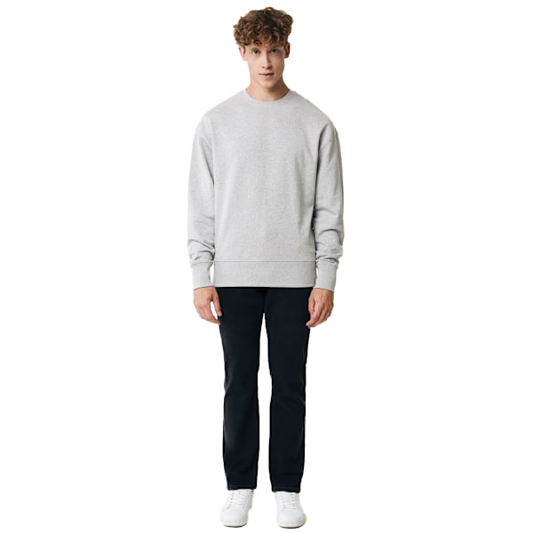 Iqoniq Unisex Vuxen Kruger Återvunnen Bomull Rundhals Avslappnad Passform Heather Grey XS