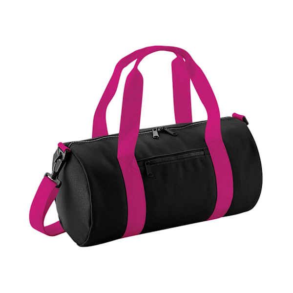 Bagbase Mini Holdall One Size Svart/Fuchsia Black/Fuchsia One Size