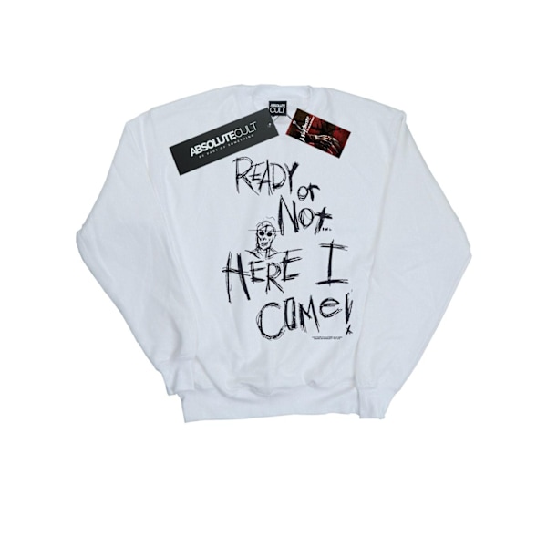 A Nightmare On Elm Street Dam/Damer Redo Eller Inte Sweatshirt White M
