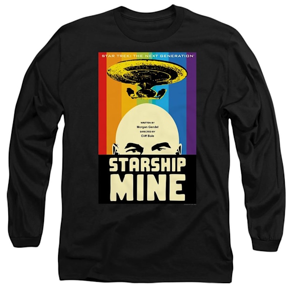 Star Trek Unisex Vuxen The Next Generation Säsong 6 Avsnitt 18 Black XL