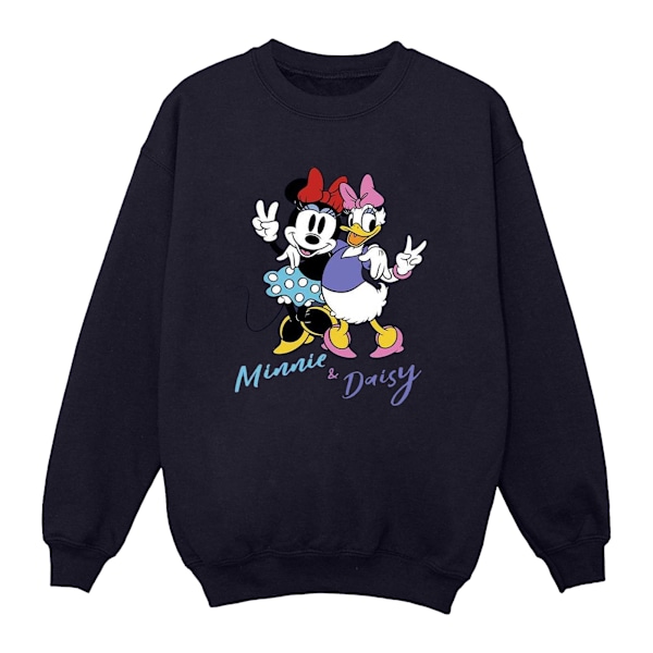 Disney Dam/Kvinnor Minnie Mouse Och Daisy Sweatshirt XL Marinblå Navy Blue XL