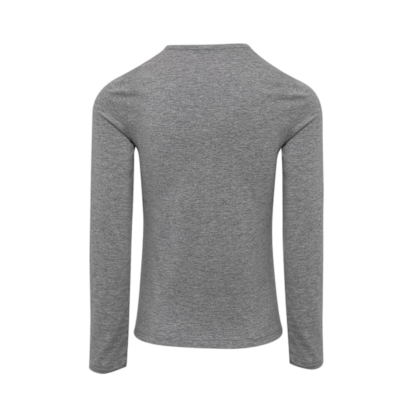 Premier Dam/Kvinnors Långkalsong Rullärm Tee M Gråmelerad Grey Marl M