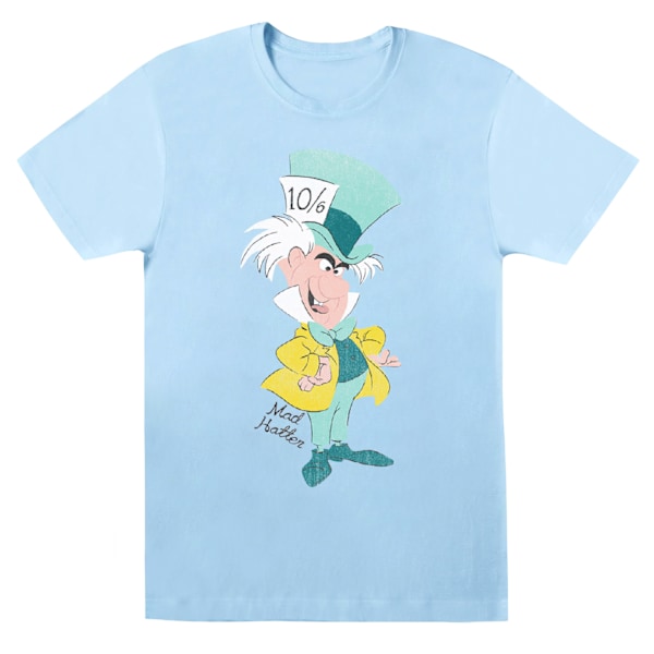 Disney Herr Classic Mad Hatter T-shirt M Babyblå Baby Blue M