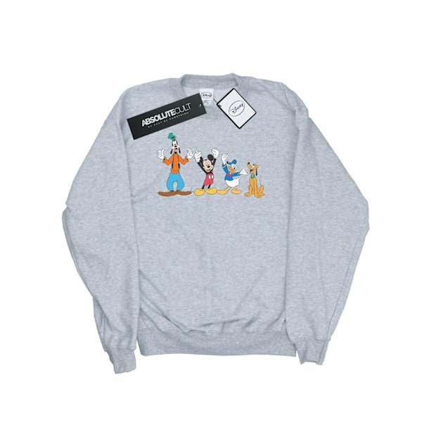 Disney Herr Mickey Mouse Vänner Sweatshirt XL Sports Grey Sports Grey XL