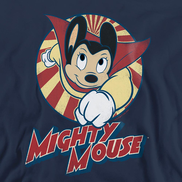 Mighty Mouse Unisex Vuxen The One The Only Sweatshirt XL Marinblå Navy XL