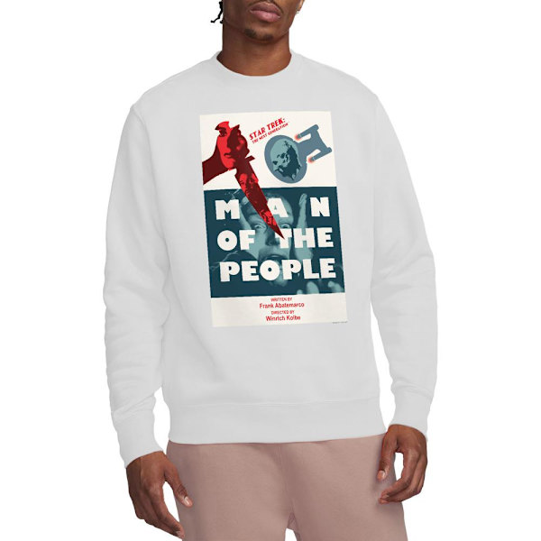 Star Trek Unisex Vuxen The Next Generation Säsong 6 Avsnitt 3 S White M