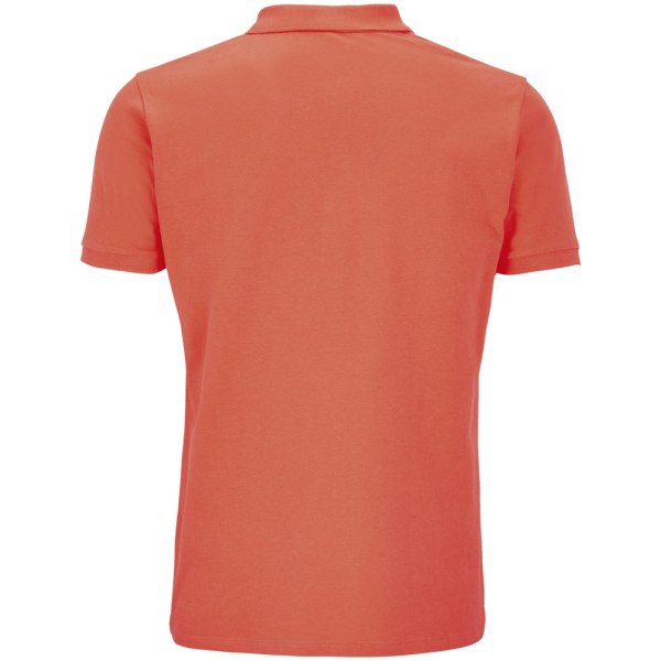 SOLS Herr Planet Piqué Ekologisk Pikétröja 3XL Pop Orange Pop Orange 3XL