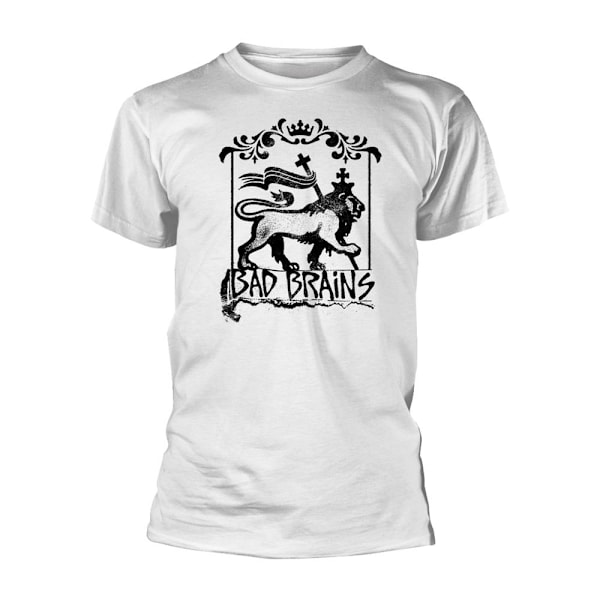 Bad Brains Unisex Vuxen Lion T-Shirt M Vit White M