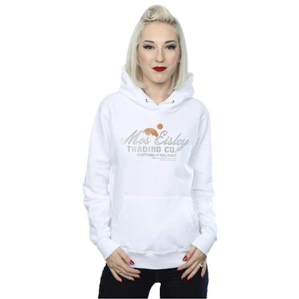 Star Wars Dam/Kvinnor Mos Eisley Trading Co Hoodie S Vit White S