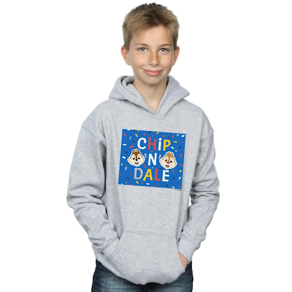 Disney Boys Chip N Dale Blå Ram Hoodie 5-6 År Sports Grey Sports Grey 5-6 Years