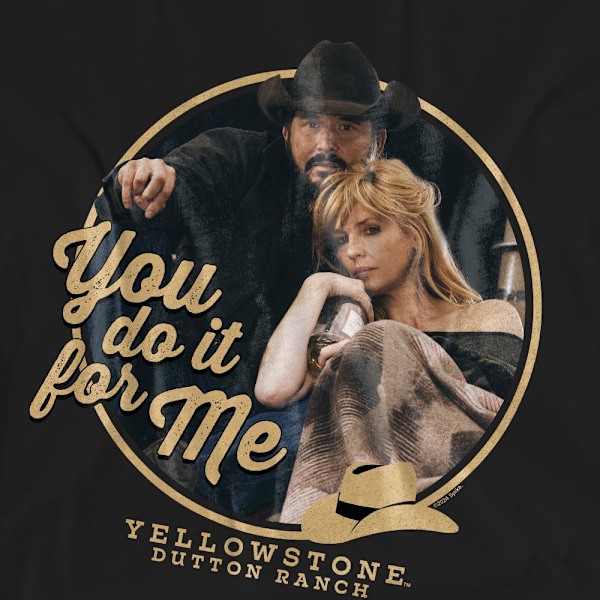 Yellowstone Unisex Vuxen You Do It for Me T-Shirt L Svart Black L