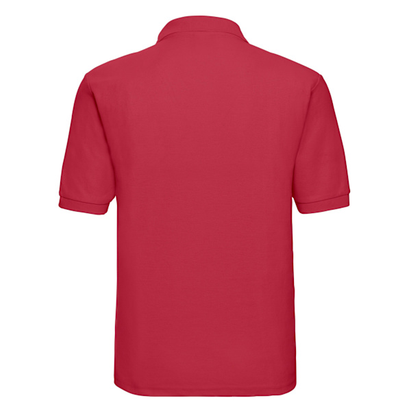 Russell Herr Pique Poloshirt i polycotton 4XL Klassisk röd Classic Red 4XL