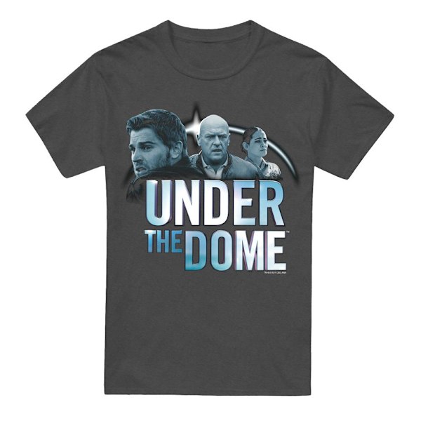 Under the Dome Unisex Vuxen Karaktärs-T-shirt XL Kolgrå Charcoal XL