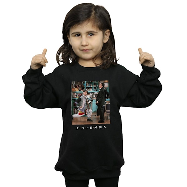 Friends Girls Joey Lunges Sweatshirt 5-6 år Svart Black 5-6 Years