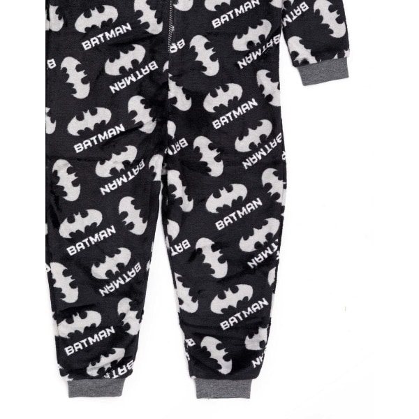 Batman Boys Fluffy All-In-One Nightwear 11-12 år Svart/Grå/ Black/Grey/Yellow 11-12 Years