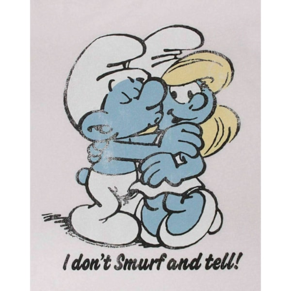 Junk Food Damkläder/Dam Smurf And Tell The Smurfs T-Shirt S Pal Pale Pink S