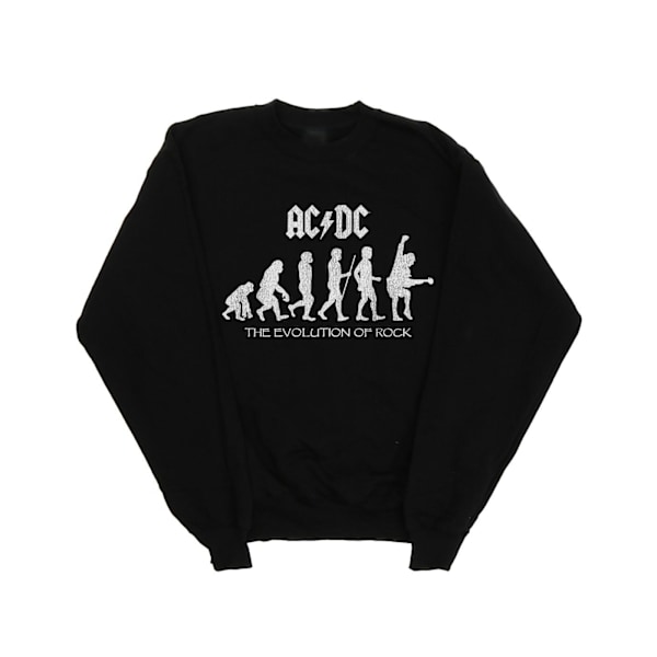 ACDC Evolution Of Rock Sweatshirt 4XL Svart Black 4XL