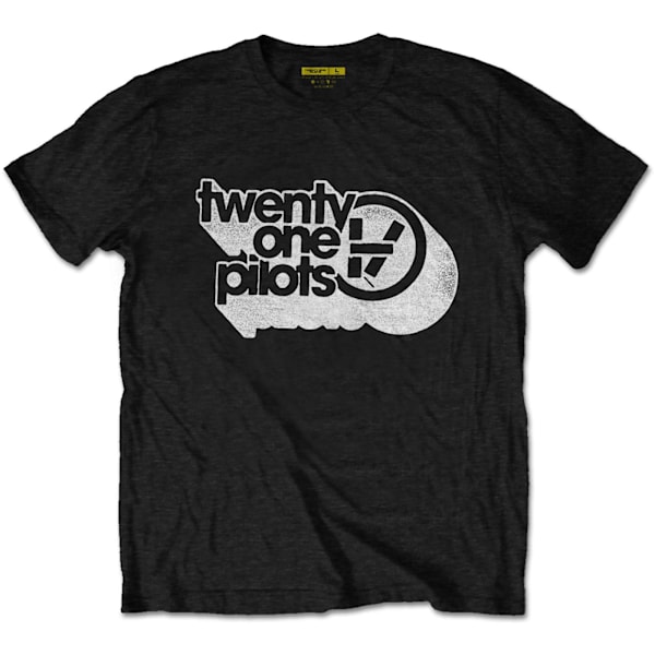 twenty one pilots Unisex Adult Vessel Vintage T-Shirt L Svart Black L