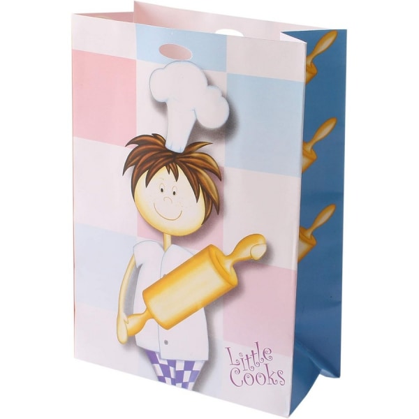 Amscan Little Cooks Party Bags (8-pack) One Size Pastelrosa Pastel Pink/Blue One Size