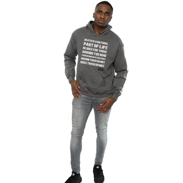 Star Wars Herr Mourn Them Do Not Hoodie XXL Charcoal Charcoal XXL