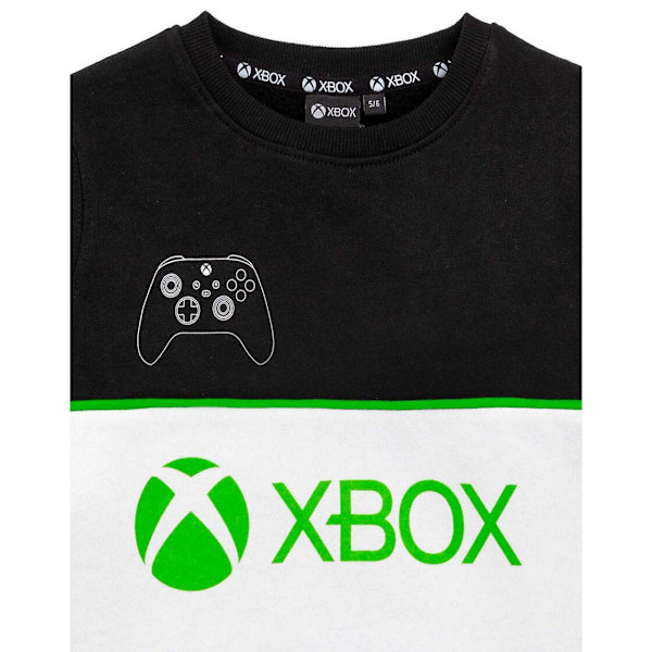 Xbox Pojks Sweatshirt 10-11 År Svart/Vit/Grön Black/White/Green 10-11 Years