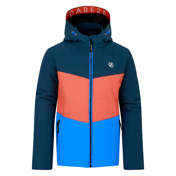 Dare 2B Jolly Padded Jacka för Barn 11-12 År Atletisk Athletic Blue/Orange Rust 11-12 Years