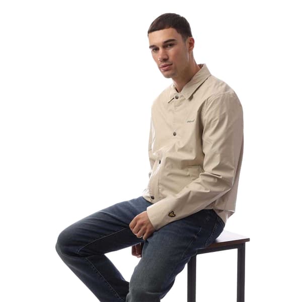 Lyle & Scott Herr Coach Jacka S Beige Beige S