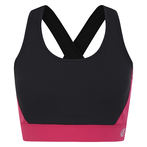 Dare 2B Dam/Kvinnor Swift II Sport-BH L Svart/Bärrosa Black/Berry Pink L