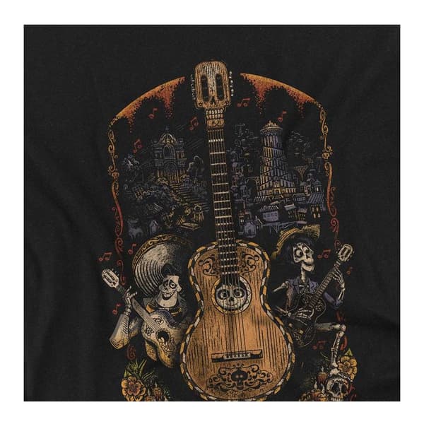 Coco Barn/Barn Målad Affisch Med Gitarr Ernesto Miguel H Black 12-13 Years