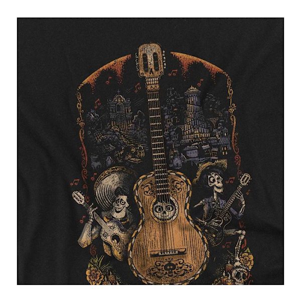 Coco Barn/Barn Målad Affisch Med Gitarr Ernesto Miguel H Black 7-8 Years