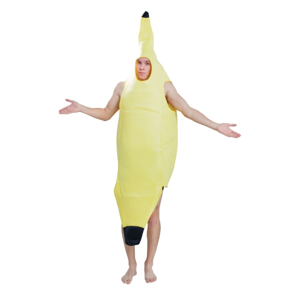 Bristol Novelty Unisex Vuxen Banan Kostym One Size Gul/Bl Yellow/Black One Size