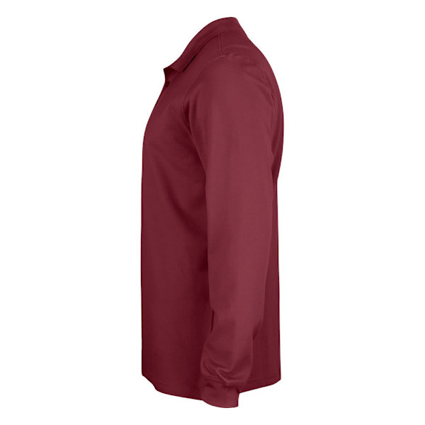 Clique Herr Classic Lincoln Långärmad Polotröja XXL Burgund Burgundy XXL