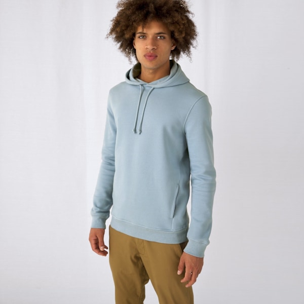 B&C Herr Organic Hoodie XXL Fogle Blå Fogle Blue XXL